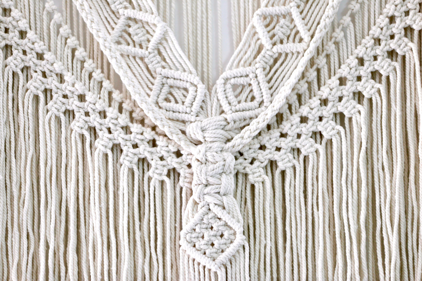 GRACEFUL WHISPERER - Large Modern Macrame Wall Hanging